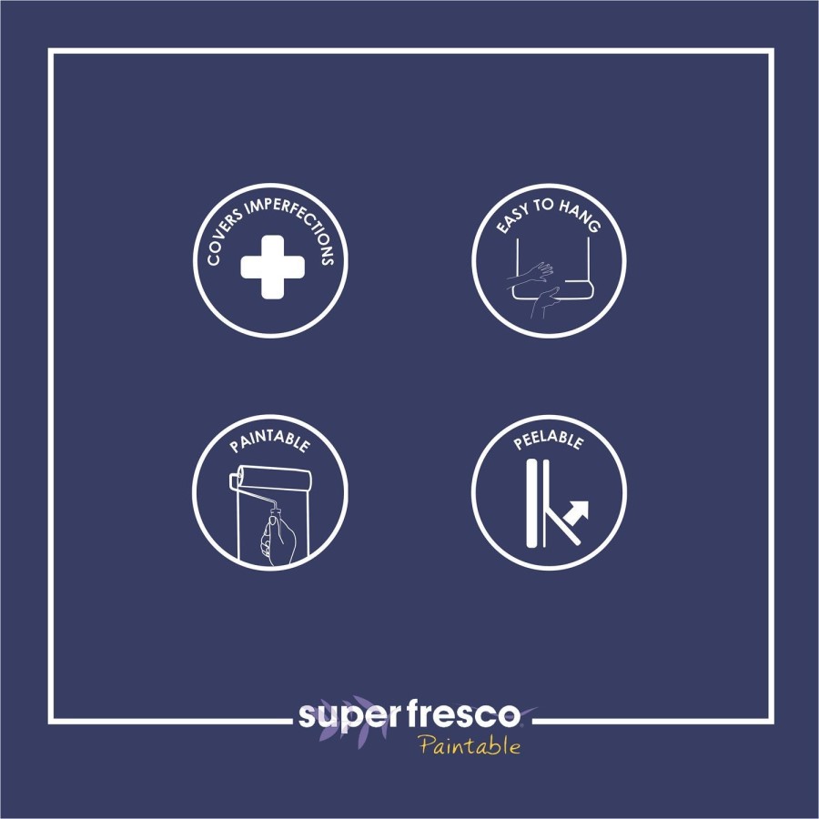 White Brick Paintable Wallpaper - Superfresco