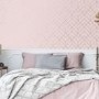 Pink & Rose Gold Art Deco Wallpaper - Easy Superfresco