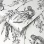 Grey Saimiri Monkey Print Wallpaper - Easy Superfresco