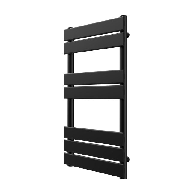 Black Towel Radiator 800 x 450mm - Tundra