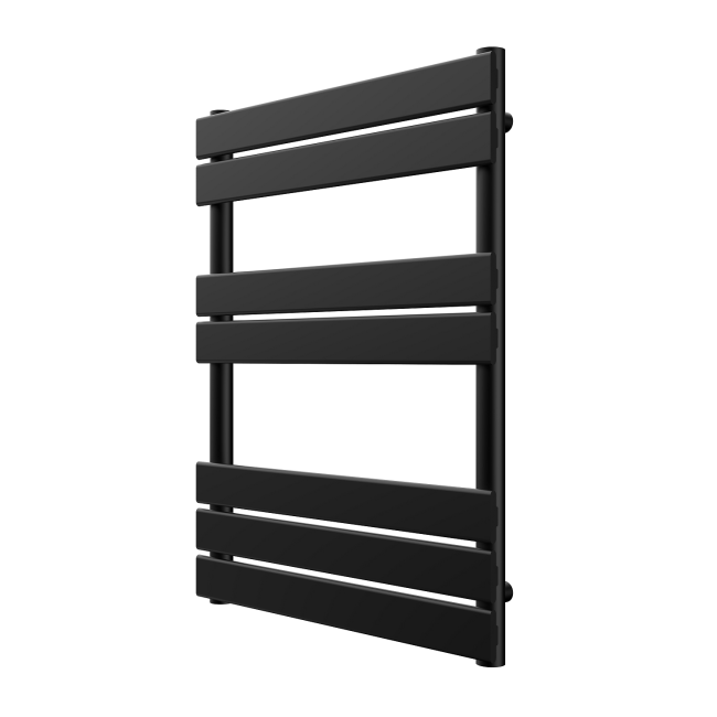 Black Towel Radiator 800 x 600mm - Tundra