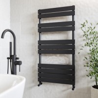 Black Towel Radiator 1200 x 600mm - Tundra