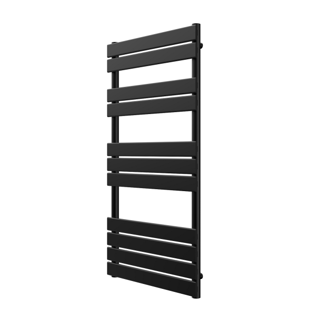 Black Towel Radiator 1200 x 600mm - Tundra