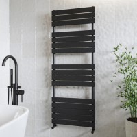 Black Towel Radiator 1600 x 600mm - Tundra