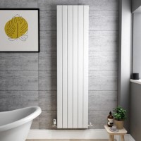 White Vertical Double Panel Radiator 1800 x 456mm - Mojave