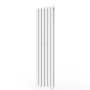 White Vertical Double Panel Radiator 1800 x 456mm - Mojave