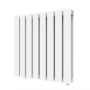 White Horizontal Double Panel Radiator 600 x 608mm - Mojave