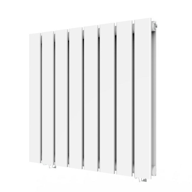 White Horizontal Double Panel Radiator 600 x 608mm - Mojave