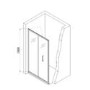 900mm Bi-Fold Shower Door- Carina