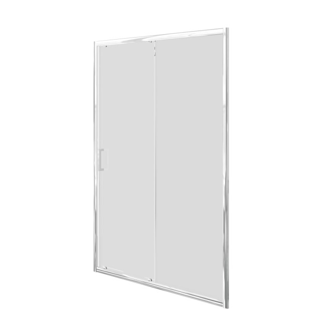 Chrome 1000mm Sliding Shower Door 6mm Glass - Carina