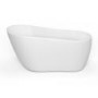Freestanding Single Ended Slipper Bath 1520 x 710mm - Design