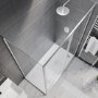 1400x900mm Stone Resin Rectangular Shower Tray - Pearl