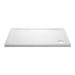 1500x900mm White Acrylic Capped Stone Resin Rectangular Shower Tray - Pearl