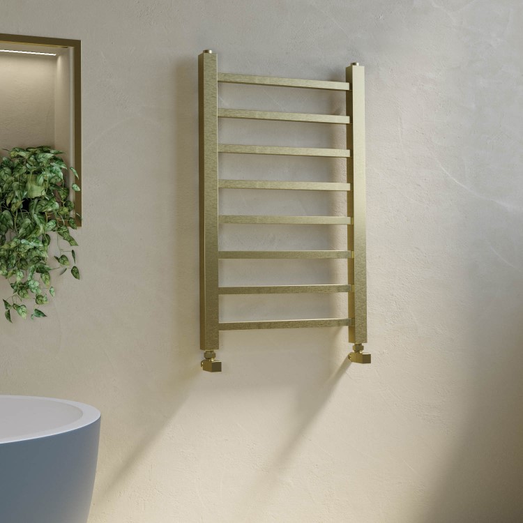 Brass Towel Radiator 800 x 500mm - Sonoran