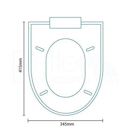 Veneto Soft Close White Toilet Seat