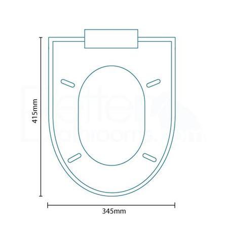 Veneto Soft Close White Toilet Seat