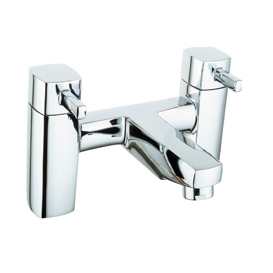 Chrome Bath and Basin Tap Set - Form