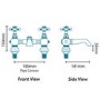 Traditional Crosshead Bath Filler Mixer Tap