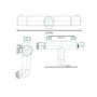 Wall Mounted Bath Shower Mixer - Focus Range