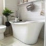 Freestanding Single Ended Slipper Bath 1520 x 745mm - Torrelino