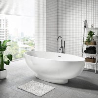 GRADE A1 - Double Ended Freestanding Bath 1680 x 800mm - Oval