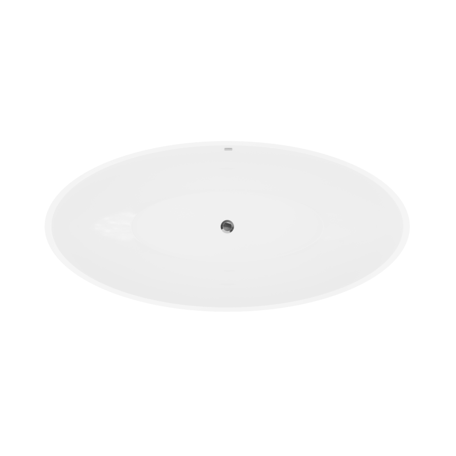 GRADE A1 - Double Ended Freestanding Bath 1680 x 800mm - Oval