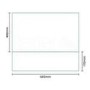Windsor / Cuba / Aspen White 700 Height Adjustable End Panel