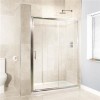 Sliding Shower Door 1400mm - 6mm Glass - Aquafloe