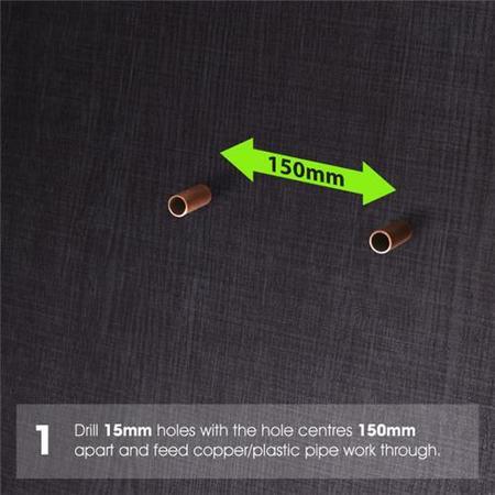 Square Bar Valve Easy Plumb Kit