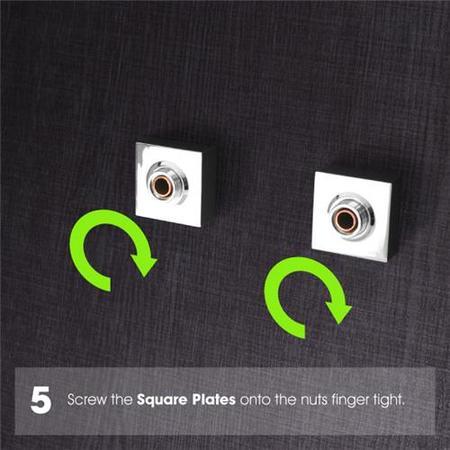 Square Bar Valve Easy Plumb Kit