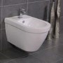 Aurora Round Wall Hung Bidet One Tap Hole