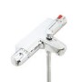 Arc Modern Thermostatic Wall Mounted Bath Shower Mixer Bottom Outlet