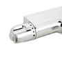 Arc Modern Thermostatic Wall Mounted Bath Shower Mixer Bottom Outlet