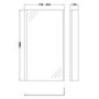 L-Shaped Square Shower Bath Screen