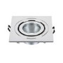 IP65 Chrome Square Down Light