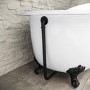 Traditional Exposed Bath Waste & Overflow - Black