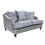 Belvedere Cream Velvet Sofa - Seats 2 with 3 Scatter Cushions 