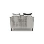 Belvedere Silver Velvet Loveseat Chair