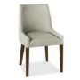 Bentley Designs Pair of Ella Walnut Scoop Back Chairs in Linen