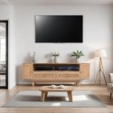 CA03 Cane Mango Wood 2 Drawers TV Cabinet - Valencia 