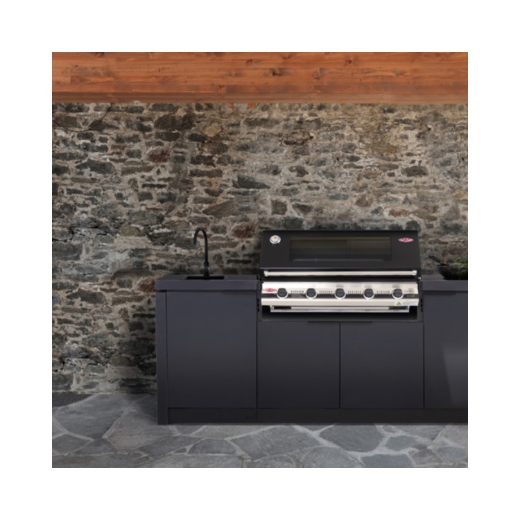 BeefEater Signature 3000E Cabinex Outdoor Kitchen - Built in 4 Burner BBQ with Fridge & Sink