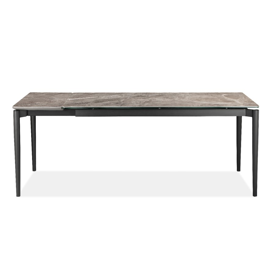 Marble Extendable Dining Table in Grey - Seats 6-8 - Camilla