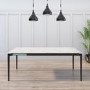 White Marble Extendable Dining Table - Seats 6 - Camilla