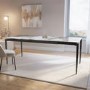 Large Marble Ceramic Extendable Rectangular Dining Table - Seats 6 - 8 - Camilla