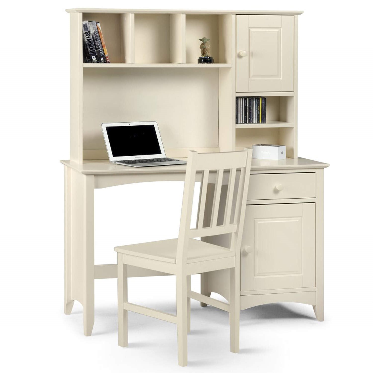Read more about Stone wooden office desk with 1 drawer cameo julian bowen