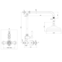 Chrome Traditional Thermostatic Mixer Shower Set - Camden