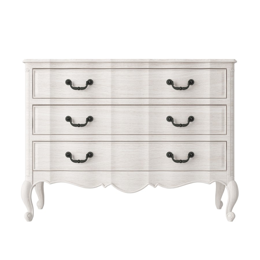 GRADE A2 - French Chateau Handmade White Chest of Drawers