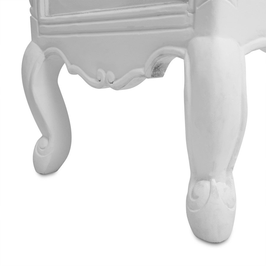 GRADE A2 - French Chateau Handmade White Chest of Drawers