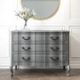French Chateau Handmade Grey Chest of Drawers