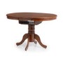 Julian Bowen Canterbury Round Extending Dining Table - Mahogany